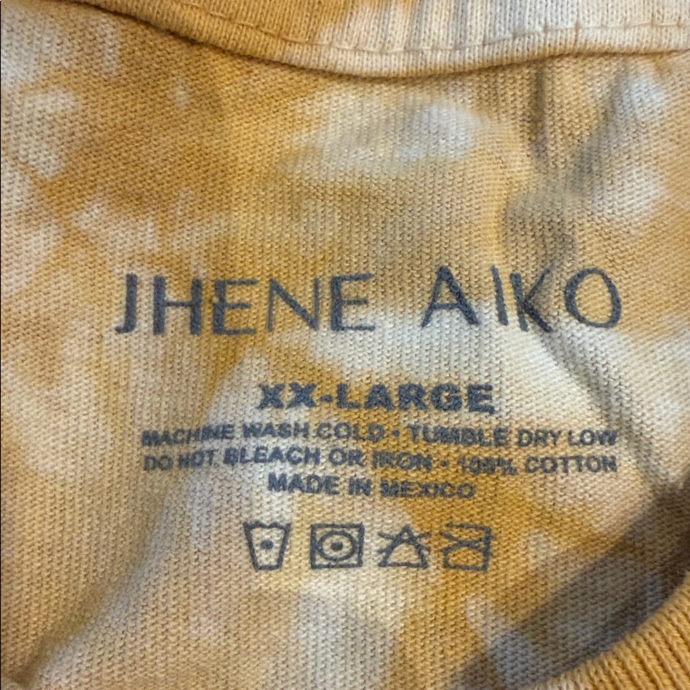 JHENE AIKO THE MAGIC HOUR TOUR T SHIRT Purple and Cream tie dye 2XL NWOT - Picture 2 of 3